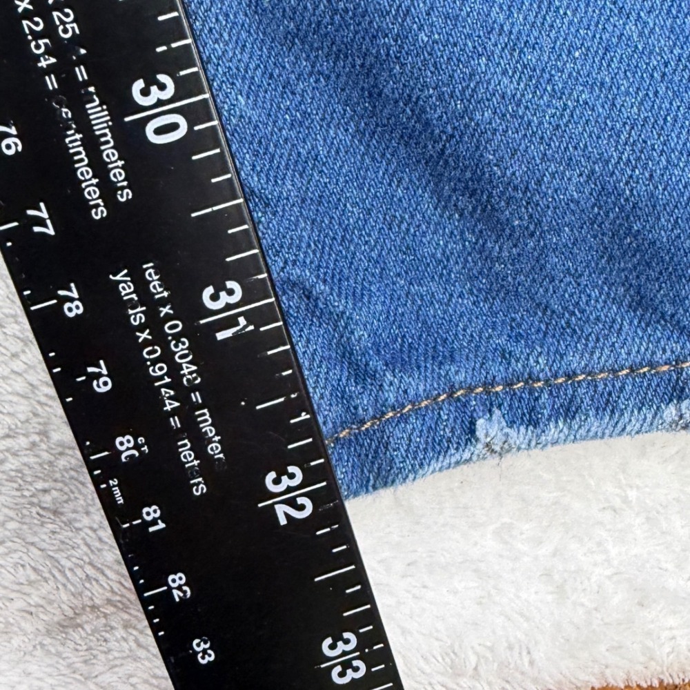 Wrangler Regular Straight Jeans Mens 34x32 Blue Denim Classic Casual Rodeo - Picture 10 of 11